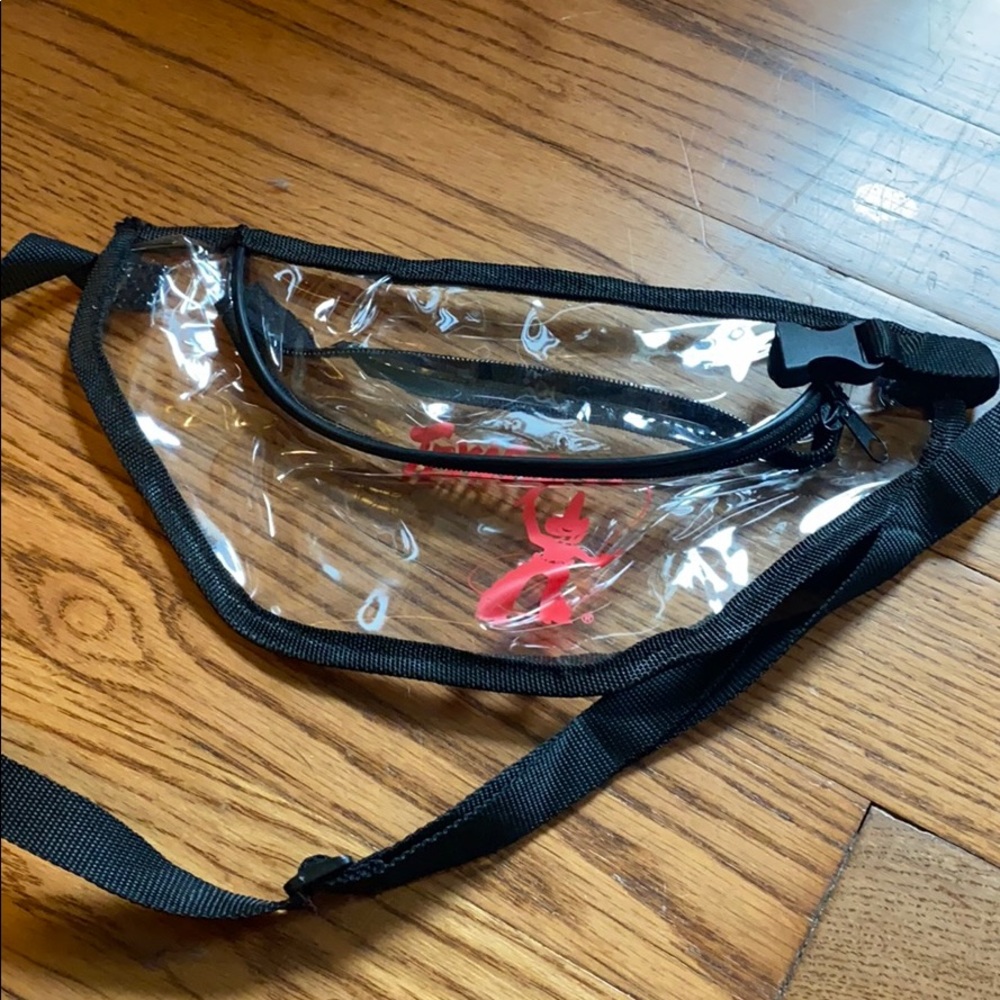Texas Pete clear fanny pack